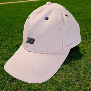 New Balance Hat Classic Logo Adjustable Hook and Latch Pink Color Cap One Size